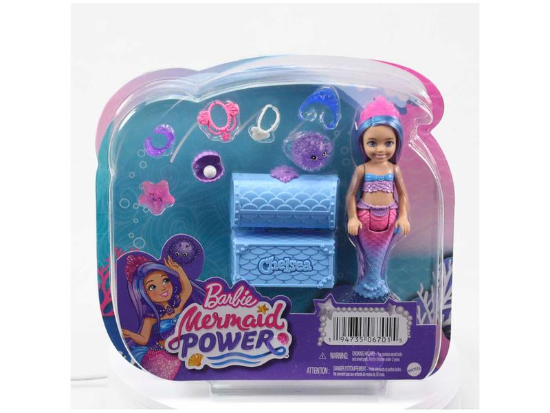 Barbie Chelsea - Sereia - HHG57 - Mattel - Boneca Barbie